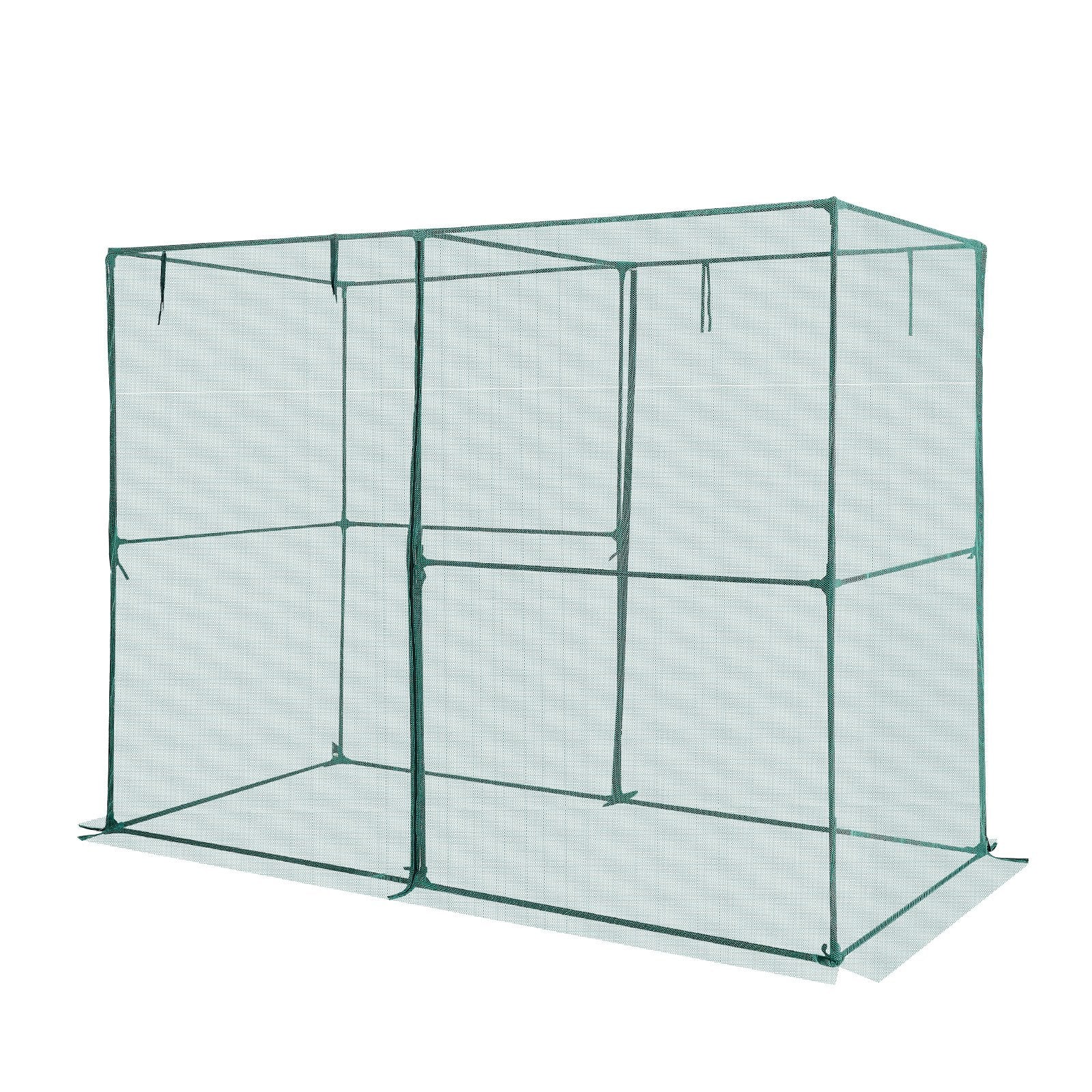 Crop Cage, 2.39 x 1.2 x 1.8 m Plant Protection Tent with Zippered Door, Wind-Resistant Tall Crop Cage, Easy V952-ZZBHZ1PCS984VTPLP001V0