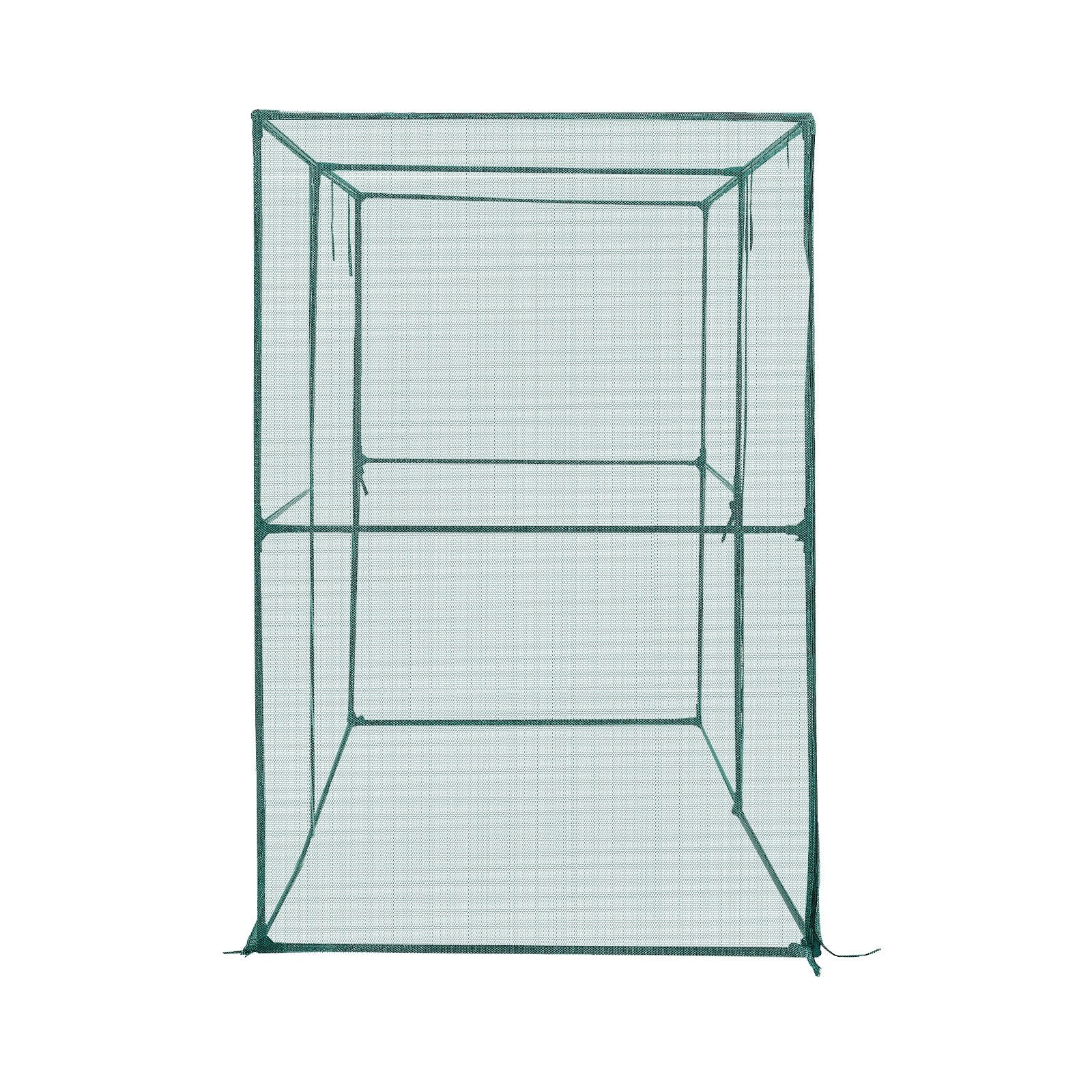 Crop Cage, 2.39 x 1.2 x 1.8 m Plant Protection Tent with Zippered Door, Wind-Resistant Tall Crop Cage, Easy V952-ZZBHZ1PCS984VTPLP001V0