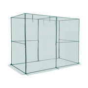 Crop Cage, 2.39 x 1.2 x 1.8 m Plant Protection Tent with Zippered Door, Wind-Resistant Tall Crop Cage, Easy V952-ZZBHZ1PCS984VTPLP001V0