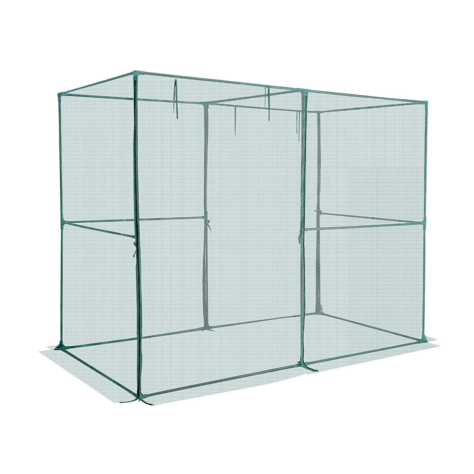 Crop Cage, 2.39 x 1.2 x 1.8 m Plant Protection Tent with Zippered Door, Wind-Resistant Tall Crop Cage, Easy V952-ZZBHZ1PCS984VTPLP001V0