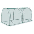 Crop Cage, 2.48 x 1.2 x 1.2 m Plant Protection Tent with Zippered Door, Wind-Resistant Tall Crop Cage, Easy V952-ZZBHZ1PCS984ZQZ2F001V0