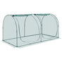 Crop Cage, 2.48 x 1.2 x 1.2 m Plant Protection Tent with Zippered Door, Wind-Resistant Tall Crop Cage, Easy V952-ZZBHZ1PCS984ZQZ2F001V0