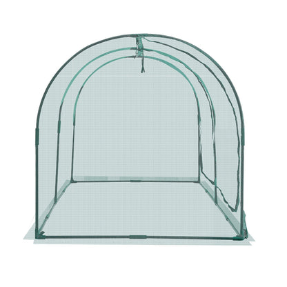 Crop Cage, 2.48 x 1.2 x 1.2 m Plant Protection Tent with Zippered Door, Wind-Resistant Tall Crop Cage, Easy V952-ZZBHZ1PCS984ZQZ2F001V0
