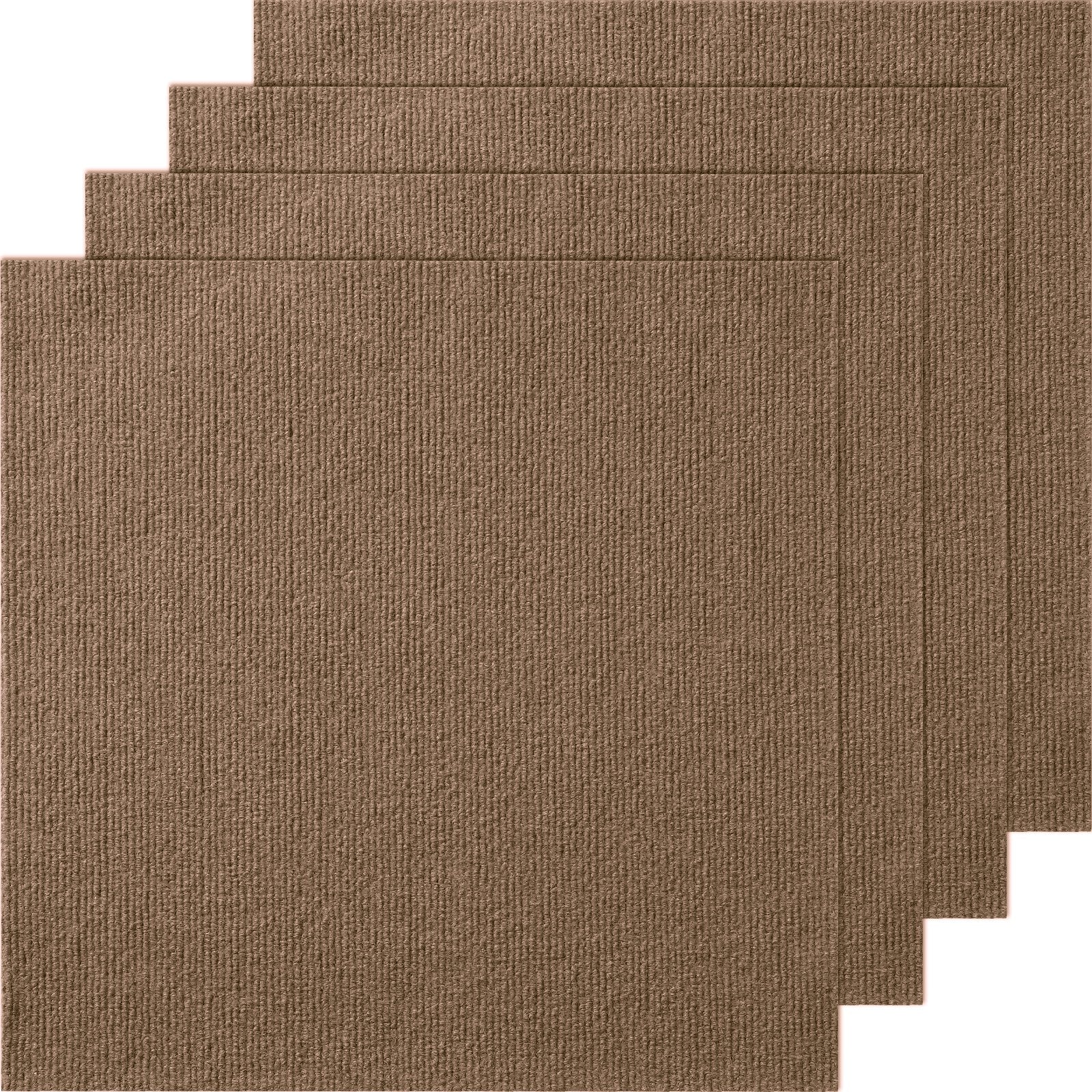 Carpet Tiles Peel and Stick, Squares Self Adhesive Carpet Floor Tile, Soft Padded Carpet Tiles, Easy Install V952-ZZFKDT1818SZ9DKX7V0