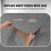 Carpet Tiles Peel and Stick, Squares Self Adhesive Carpet Floor Tile, Soft Padded Carpet Tiles, Easy Install V952-ZZFKDT2424YCAK994V0