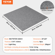 Carpet Tiles Peel and Stick, Squares Self Adhesive Carpet Floor Tile, Soft Padded Carpet Tiles, Easy Install V952-ZZFKDT2424YCAK994V0