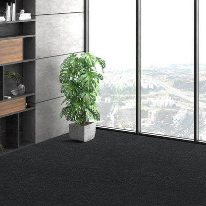 Carpet Tiles Peel and Stick, 24" x 24" Squares Self Adhesive Carpet Floor Tile, Soft Padded Carpet Tiles, V952-ZZFKDT2424YCT8PQDV0