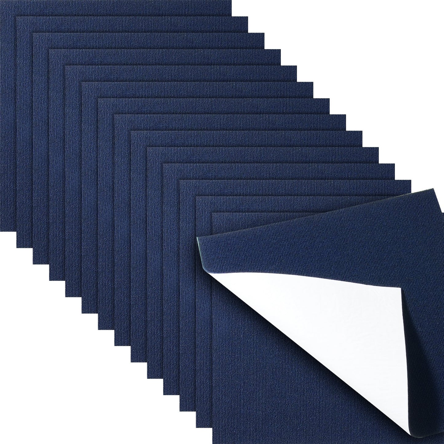 Carpet Tiles Peel and Stick, Squares Self Adhesive Carpet Floor Tile, Soft Padded Carpet Tiles, Easy Install V952-ZZFKDT2424YCU83VVV0