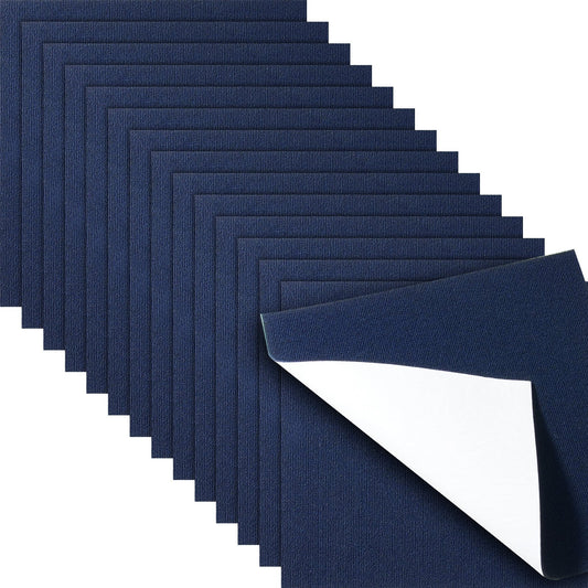 Carpet Tiles Peel and Stick, Squares Self Adhesive Carpet Floor Tile, Soft Padded Carpet Tiles, Easy Install V952-ZZFKDT2424YCU83VVV0