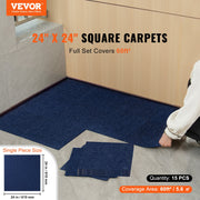 Carpet Tiles Peel and Stick, Squares Self Adhesive Carpet Floor Tile, Soft Padded Carpet Tiles, Easy Install V952-ZZFKDT2424YCU83VVV0
