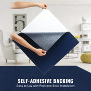 Carpet Tiles Peel and Stick, Squares Self Adhesive Carpet Floor Tile, Soft Padded Carpet Tiles, Easy Install V952-ZZFKDT2424YCU83VVV0