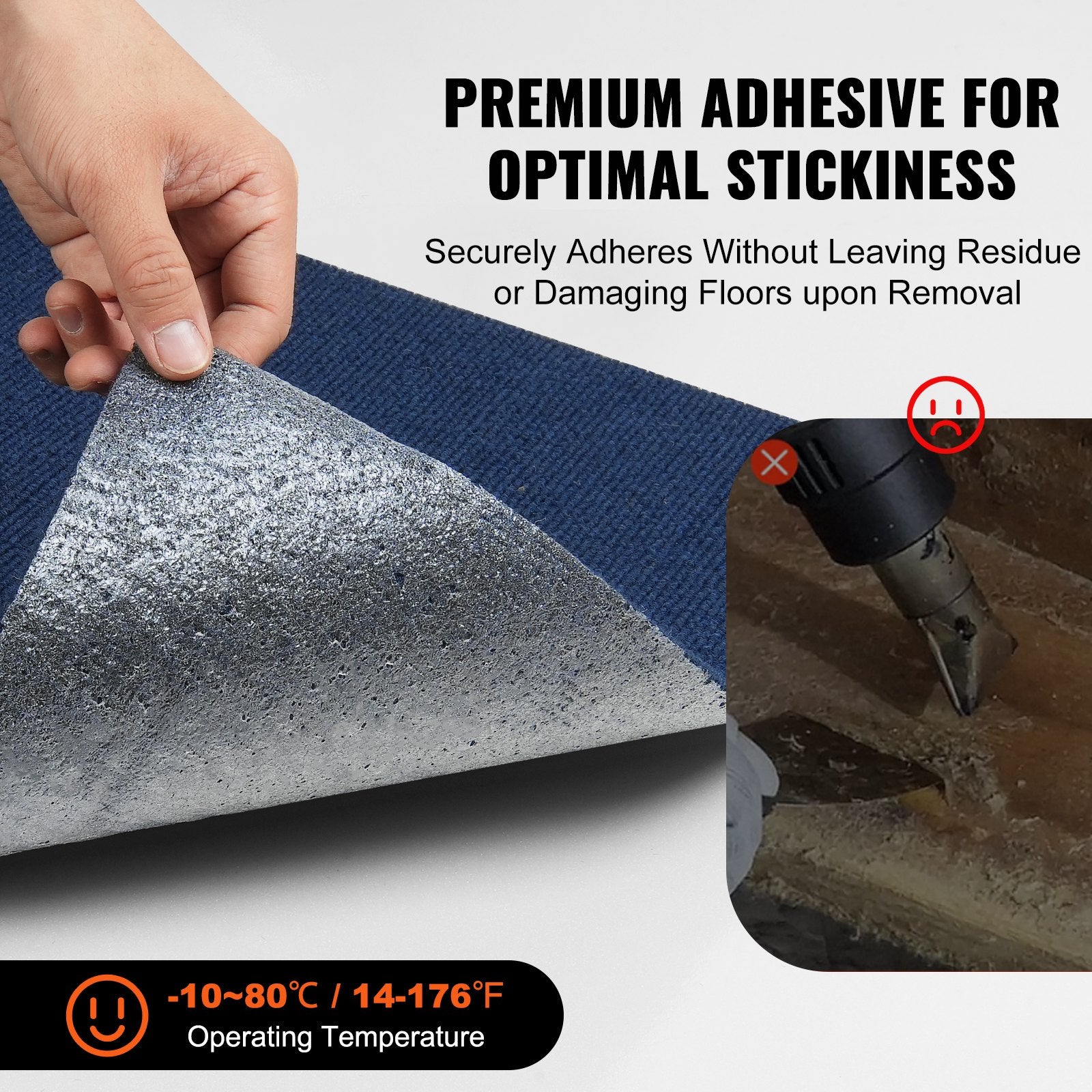 Carpet Tiles Peel and Stick, Squares Self Adhesive Carpet Floor Tile, Soft Padded Carpet Tiles, Easy Install V952-ZZFKDT2424YCU83VVV0