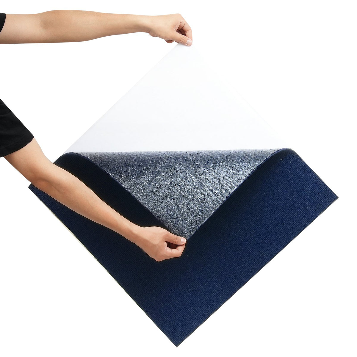 Carpet Tiles Peel and Stick, Squares Self Adhesive Carpet Floor Tile, Soft Padded Carpet Tiles, Easy Install V952-ZZFKDT2424YCU83VVV0