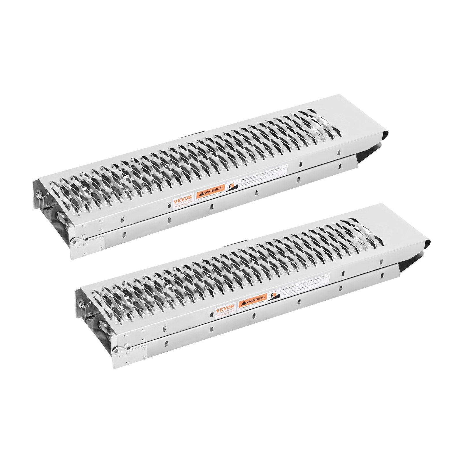 Steel Ramps, 1000 lbs, 2Pcs Heavy-duty Ramps with Wider Ramp Surface, Universal Stable Loading Ramp with V952-ZZGPDGZ1000LL25YEV0