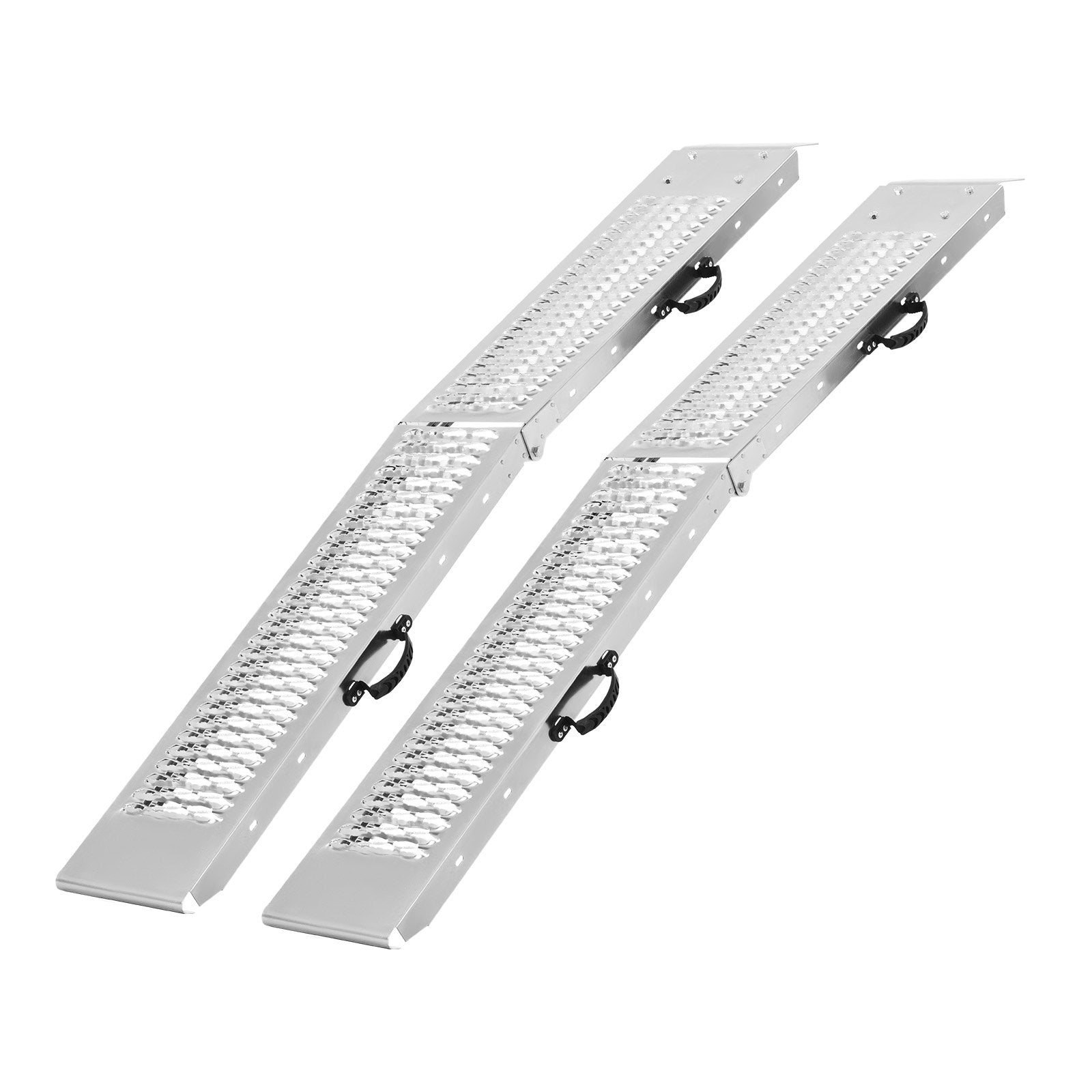 Steel Ramps, 1000 lbs, 2Pcs Heavy-duty Ramps with Wider Ramp Surface, Universal Stable Loading Ramp with V952-ZZGPDGZ1000LL25YEV0