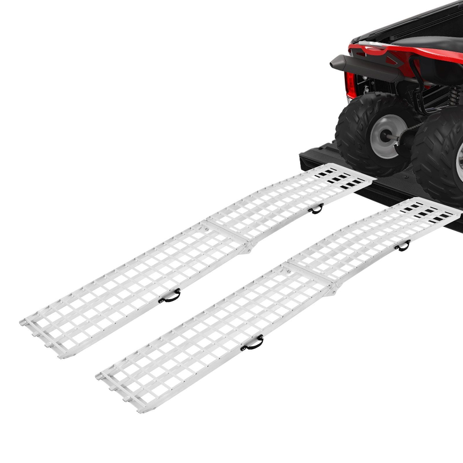 Aluminum Ramps, 2000 lbs, 2Pcs Heavy-duty Ramps with Wider Ramp Surface, Universal Stable Loading Ramp with V952-ZZGPDLZ2000LOI7OBV0