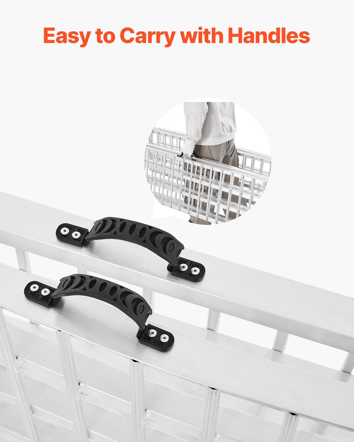 Aluminum Ramps, 2000 lbs, 2Pcs Heavy-duty Ramps with Wider Ramp Surface, Universal Stable Loading Ramp with V952-ZZGPDLZ2000LOI7OBV0