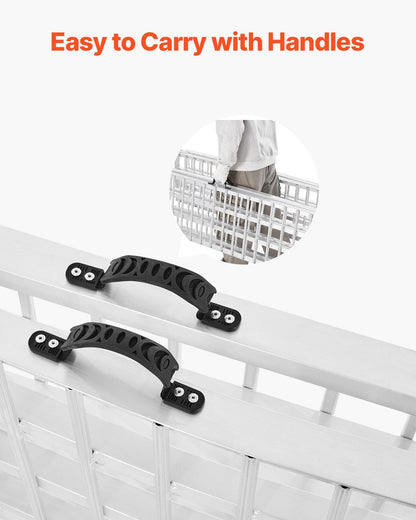 Aluminum Ramps, 2000 lbs, 2Pcs Heavy-duty Ramps with Wider Ramp Surface, Universal Stable Loading Ramp with V952-ZZGPDLZ2000LOI7OBV0
