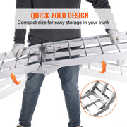 Aluminum Ramp 1500 LBS Foldable Loading Ramps for Pickup Trucks Bed 2 PCS V952-ZZGXPDBL15002MPCQV0
