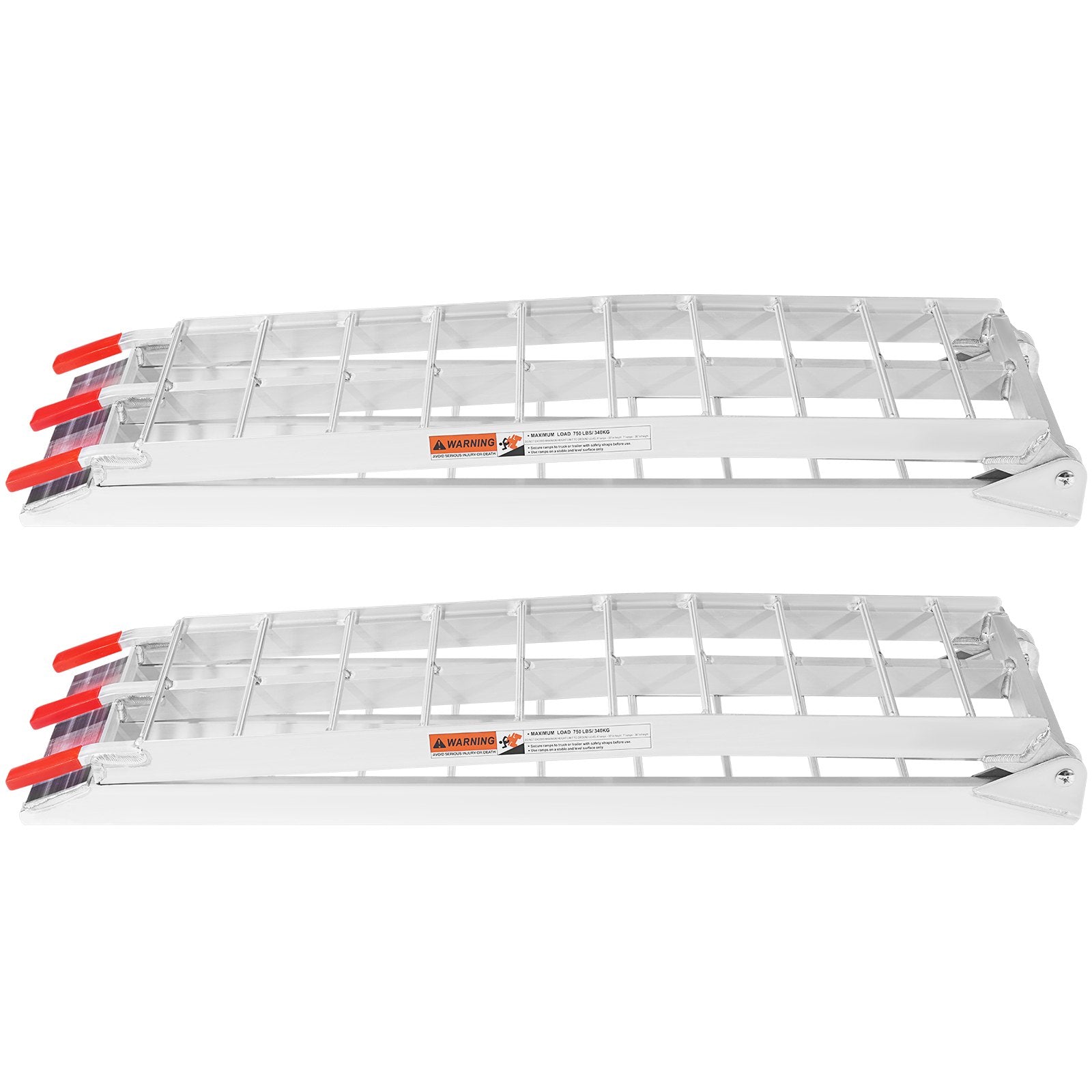 Aluminum Ramp 1500 LBS Foldable Loading Ramps for Pickup Trucks Bed 2 PCS V952-ZZGXPDBL15002MPCQV0