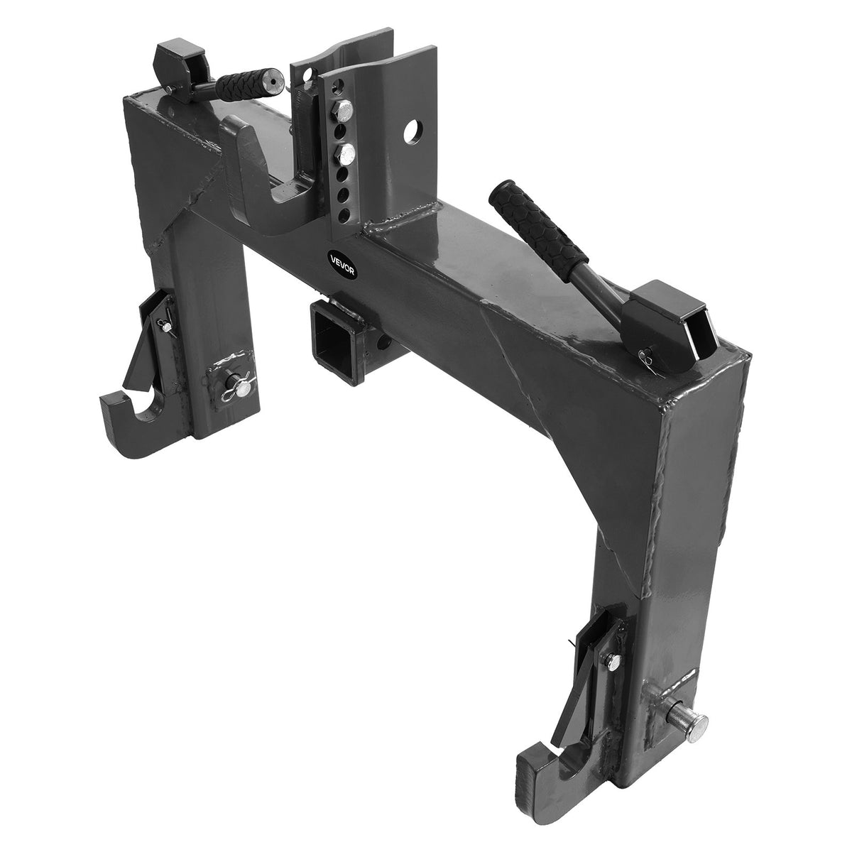 3-Point Quick Hitch with 2 in Receiver, 3000 Lbs Lift Capacity, 3-Pt Hitch with 5 Level Adjustable Bolt, V952-ZZJKHJT12LTL4BMD9001V0