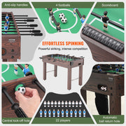 Foosball Table, 48 inch Standard Size Foosball Table, Indoor Full Size Foosball Table for Home, Family, and V952-ZZKZQZ48YCBB86HRRV0