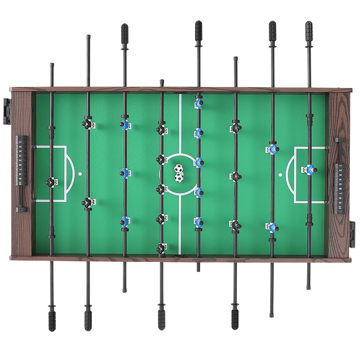 Foosball Table, 48 inch Standard Size Foosball Table, Indoor Full Size Foosball Table for Home, Family, and V952-ZZKZQZ48YCBB86HRRV0