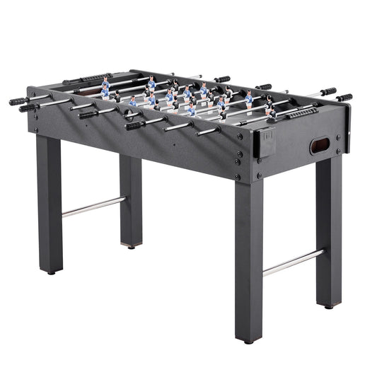 Foosball Table, 121 cm Standard Size Table, Indoor Full Size Foosball Tables for Home, Family, and Game Room, V952-ZZKZQZ48YCHSUEDA6003V0