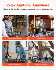 Foosball Table, 121 cm Standard Size Table, Indoor Full Size Foosball Tables for Home, Family, and Game Room, V952-ZZKZQZ48YCHSUEDA6003V0