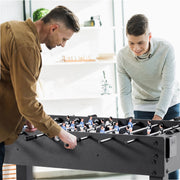 Foosball Table, 121 cm Standard Size Table, Indoor Full Size Foosball Tables for Home, Family, and Game Room, V952-ZZKZQZ48YCHSUEDA6003V0