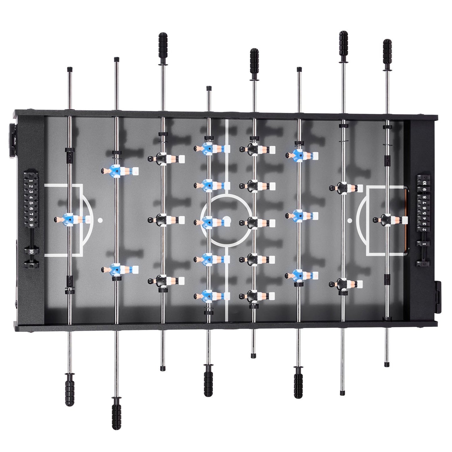 Foosball Table, 121 cm Standard Size Table, Indoor Full Size Foosball Tables for Home, Family, and Game Room, V952-ZZKZQZ48YCHSUEDA6003V0