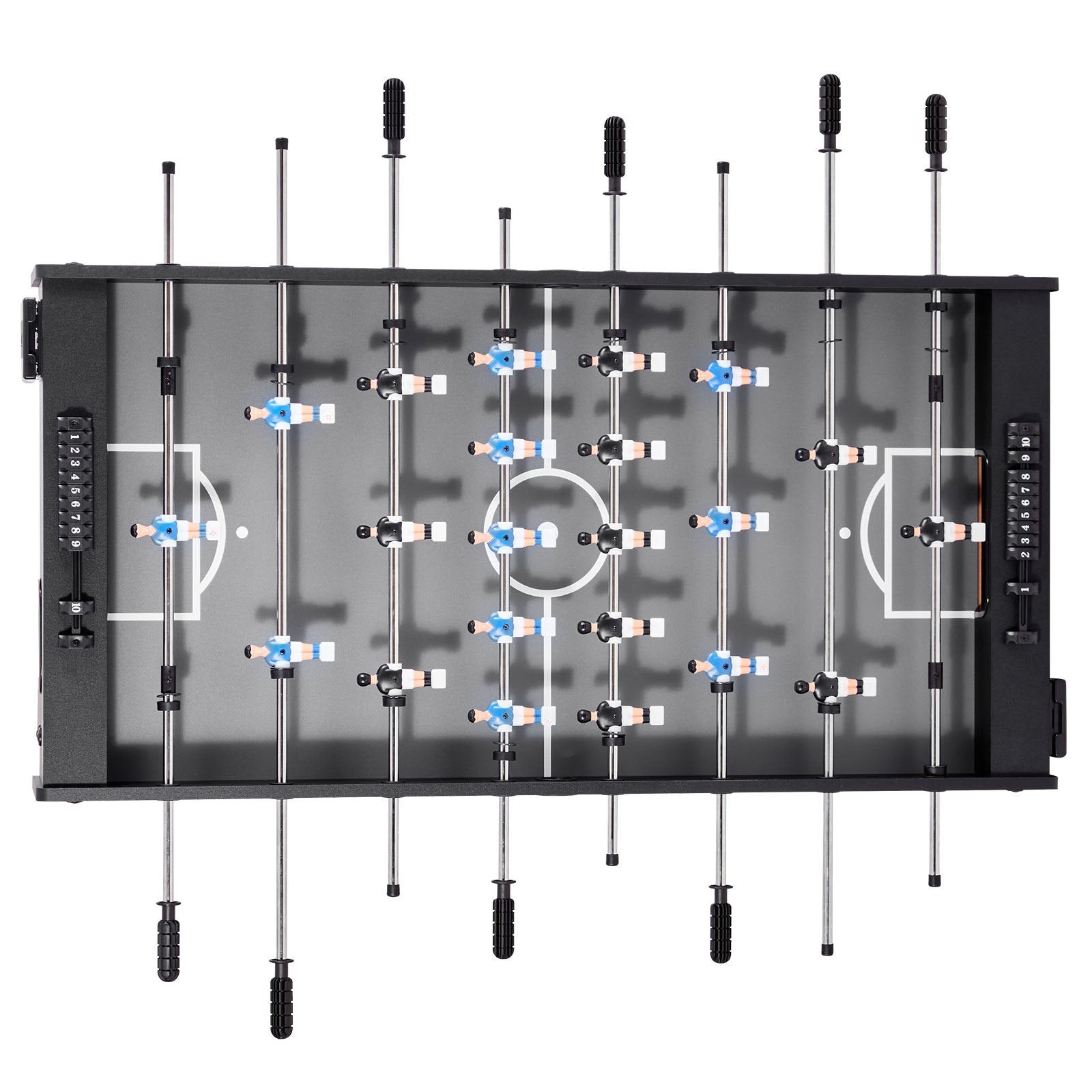 Foosball Table, 121 cm Standard Size Table, Indoor Full Size Foosball Tables for Home, Family, and Game Room, V952-ZZKZQZ48YCHSUEDA6003V0