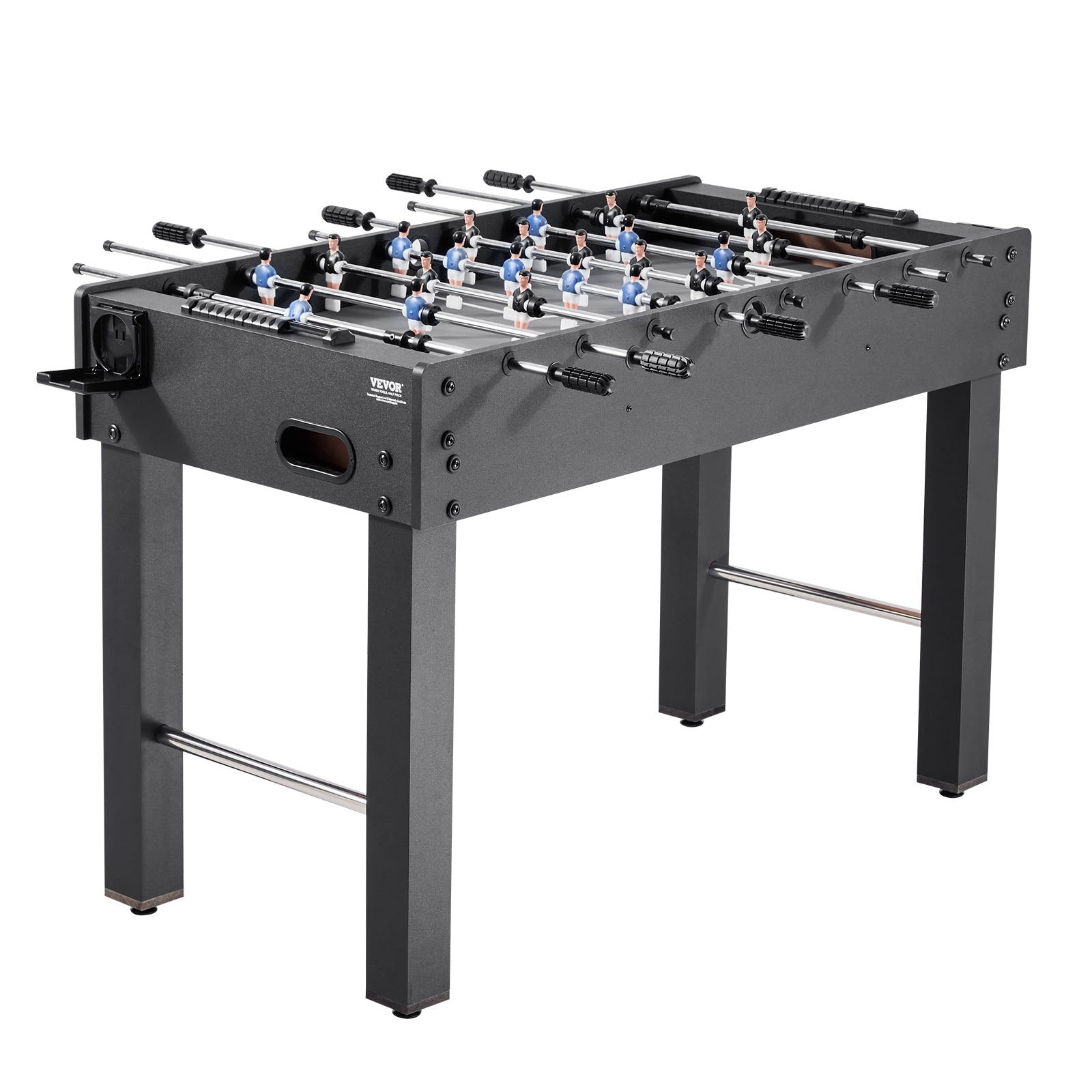 Foosball Table, 121 cm Standard Size Table, Indoor Full Size Foosball Tables for Home, Family, and Game Room, V952-ZZKZQZ48YCHSUEDA6003V0