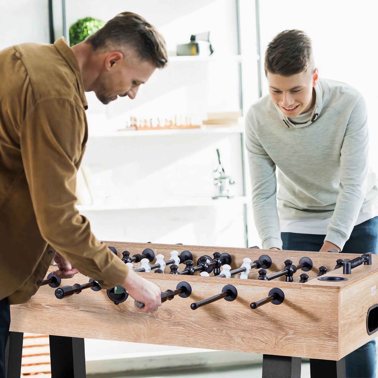 140 cm Foosball Soccer Game Table Standard Size Foosball Table for Home V952-ZZKZQZ55CJHBA29YJ001V0