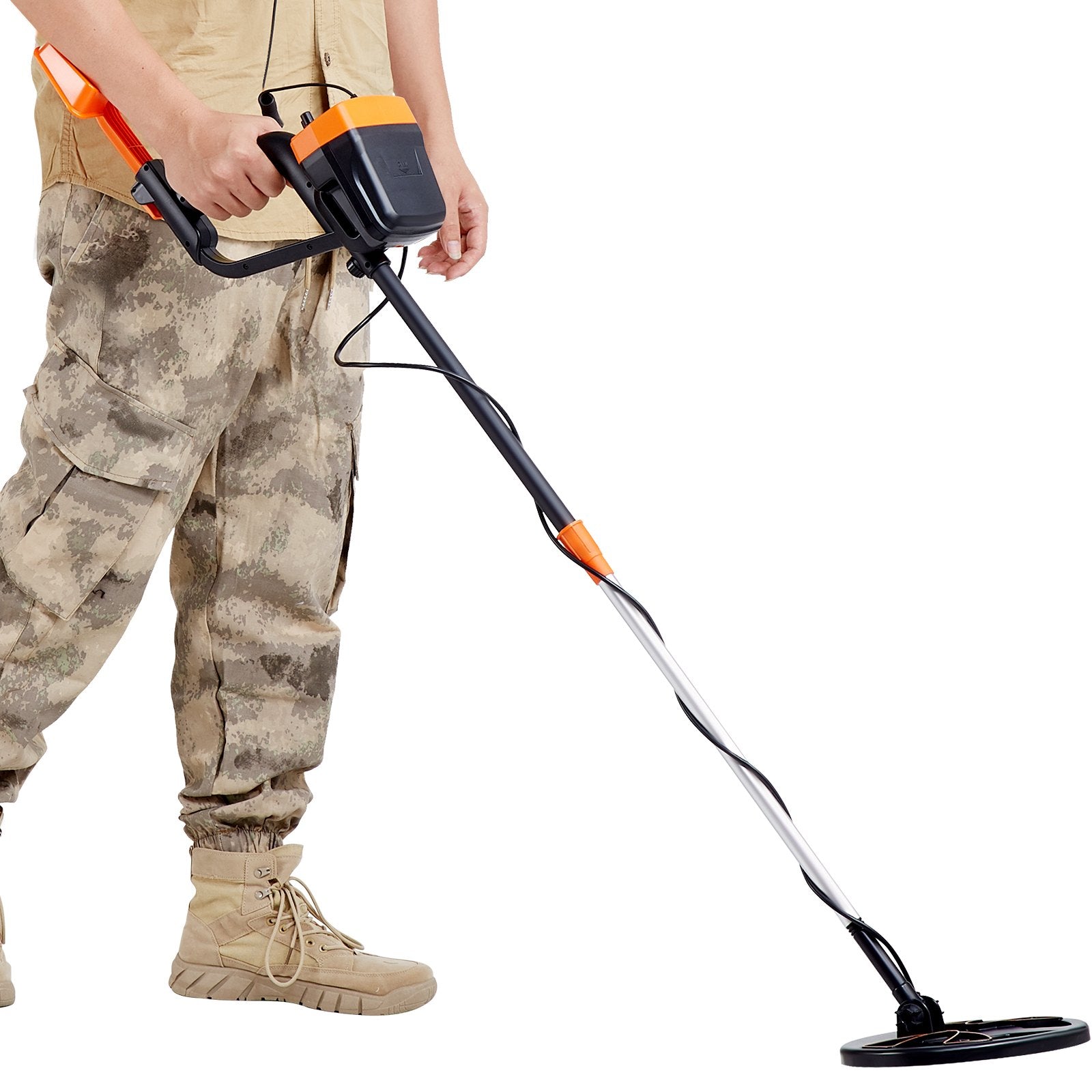 Metal Detector for Adults & Kids, 8", Professional Adjustable Higher Accuracy Gold Detector, IP68 Waterproof V952-ZZSJSTCQY82109C07V0