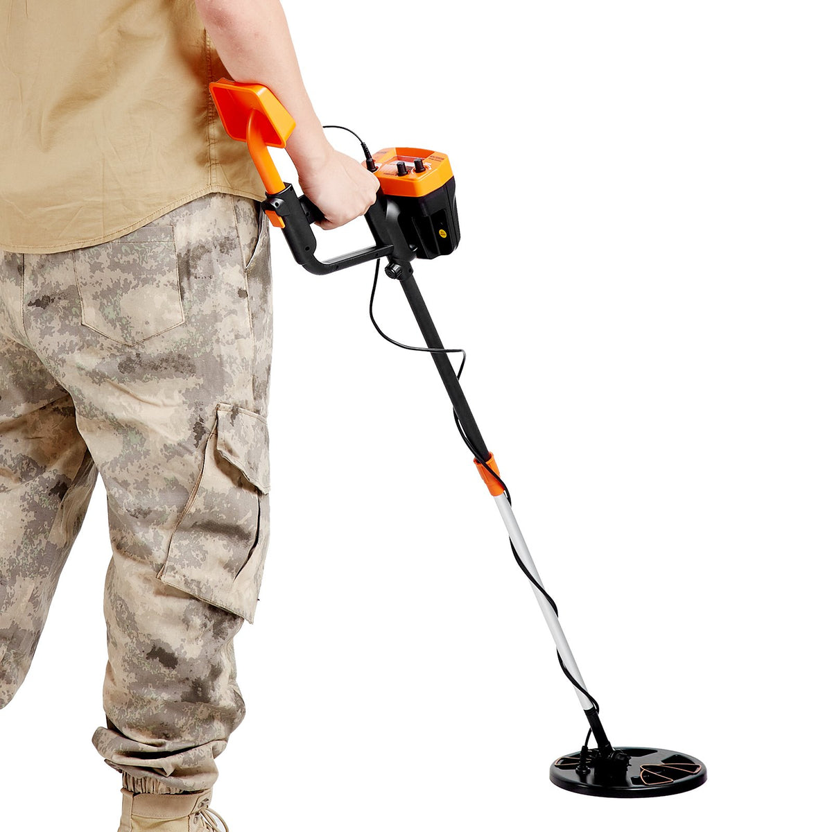 Metal Detector for Adults & Kids, 8", Professional Adjustable Higher Accuracy Gold Detector, IP68 Waterproof V952-ZZSJSTCQY82109C07V0