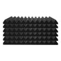 Acoustic Foam Panels 48 Pack 12 x 12 x 1 in Adhesive for Wall Ceiling V952-ZZSPMBHSL12W5Y37FV0