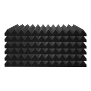 Acoustic Foam Panels 48 Pack 12 x 12 x 1 in Adhesive for Wall Ceiling V952-ZZSPMBHSL12W5Y37FV0
