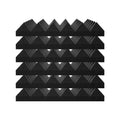 Acoustic Foam Panels 48 Pack 12 x 12 x 2 in Adhesive for Wall Ceiling V952-ZZSPMBHSL12WV08RDV0