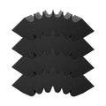 Acoustic Foam Panels 4 Pack 16.5 x 6.3 x 12 in Adhesive for Wall Ceiling V952-ZZSPMBHSL165BV9YJV0