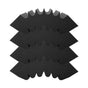 Acoustic Foam Panels 4 Pack 16.5 x 6.3 x 12 in Adhesive for Wall Ceiling V952-ZZSPMBHSL165BV9YJV0