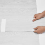 Self Adhesive Vinyl Floor Tiles 36 x 6 inch, 36 Tiles 2.5mm Thick Peel & Stick, Light Gray Wood Grain DIY V952-ZZYXJDDQHMW3V79TYV0