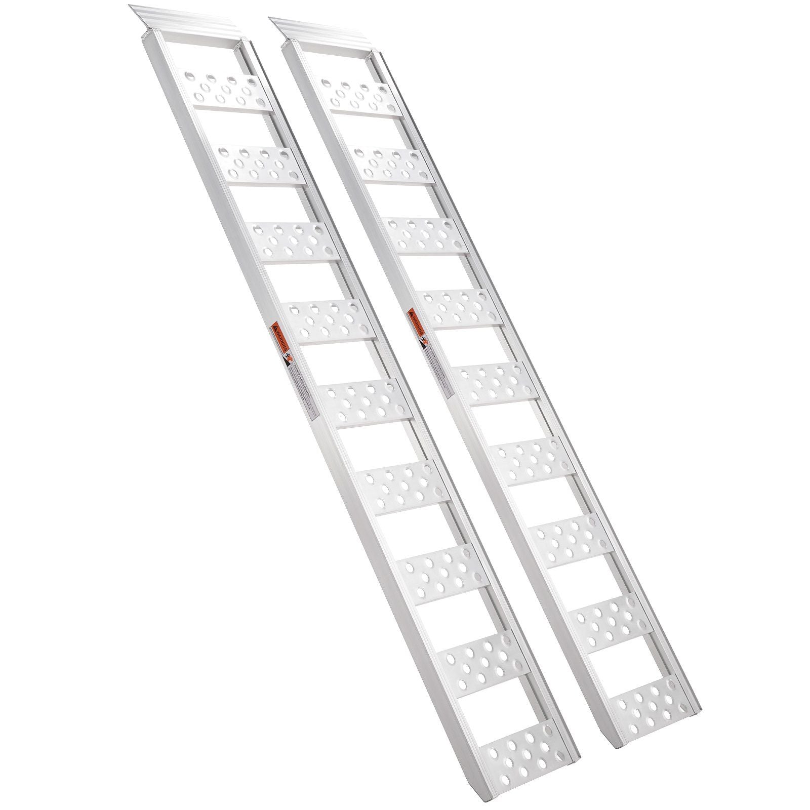 Aluminum Ramps, 1250lbs, Straight Ramp with Treads and Load Straps, Portable Loading Ramp for Motorcycles, V952-ZZZ1250781222PF5MV0