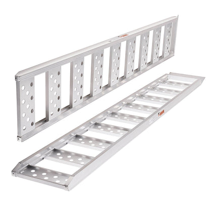 Aluminum Ramps, 1250lbs, Straight Ramp with Treads and Load Straps, Portable Loading Ramp for Motorcycles, V952-ZZZ1250781222PF5MV0