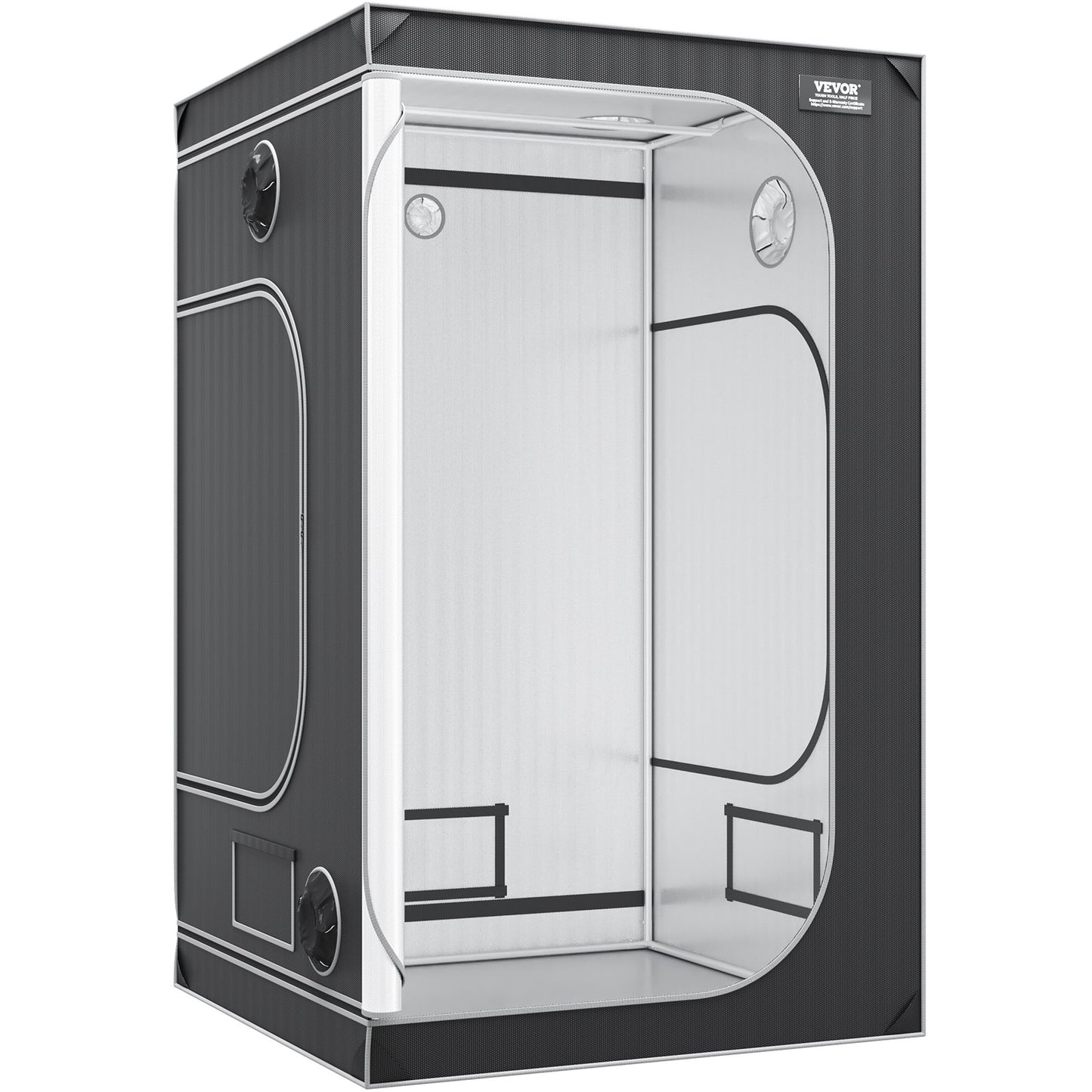 Grow Tent 48 x 48 x 80 in Indoor Growing Tent Hydroponic Window Door Tray V952-ZZZPJSJSJTHSH2RLQV0