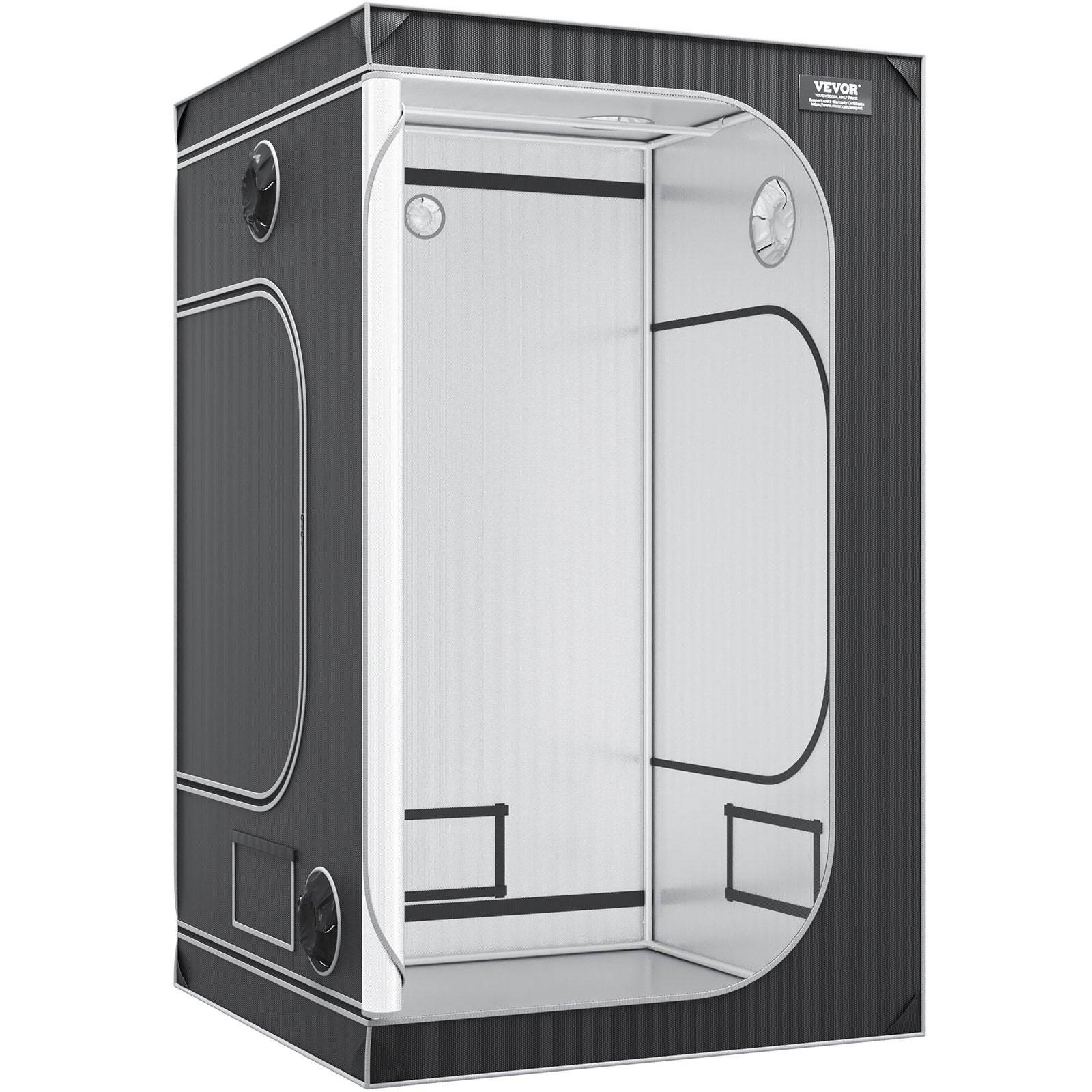 Grow Tent 48 x 48 x 80 in Indoor Growing Tent Hydroponic Window Door Tray V952-ZZZPJSJSJTHSH2RLQV0