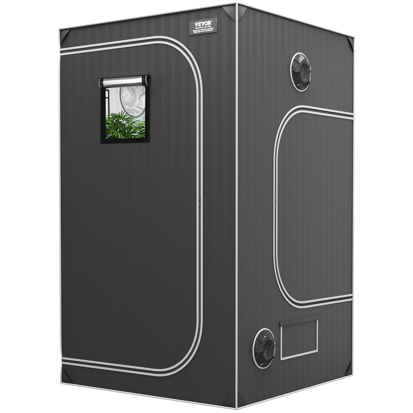 Grow Tent 48 x 48 x 80 in Indoor Growing Tent Hydroponic Window Door Tray V952-ZZZPJSJSJTHSH2RLQV0