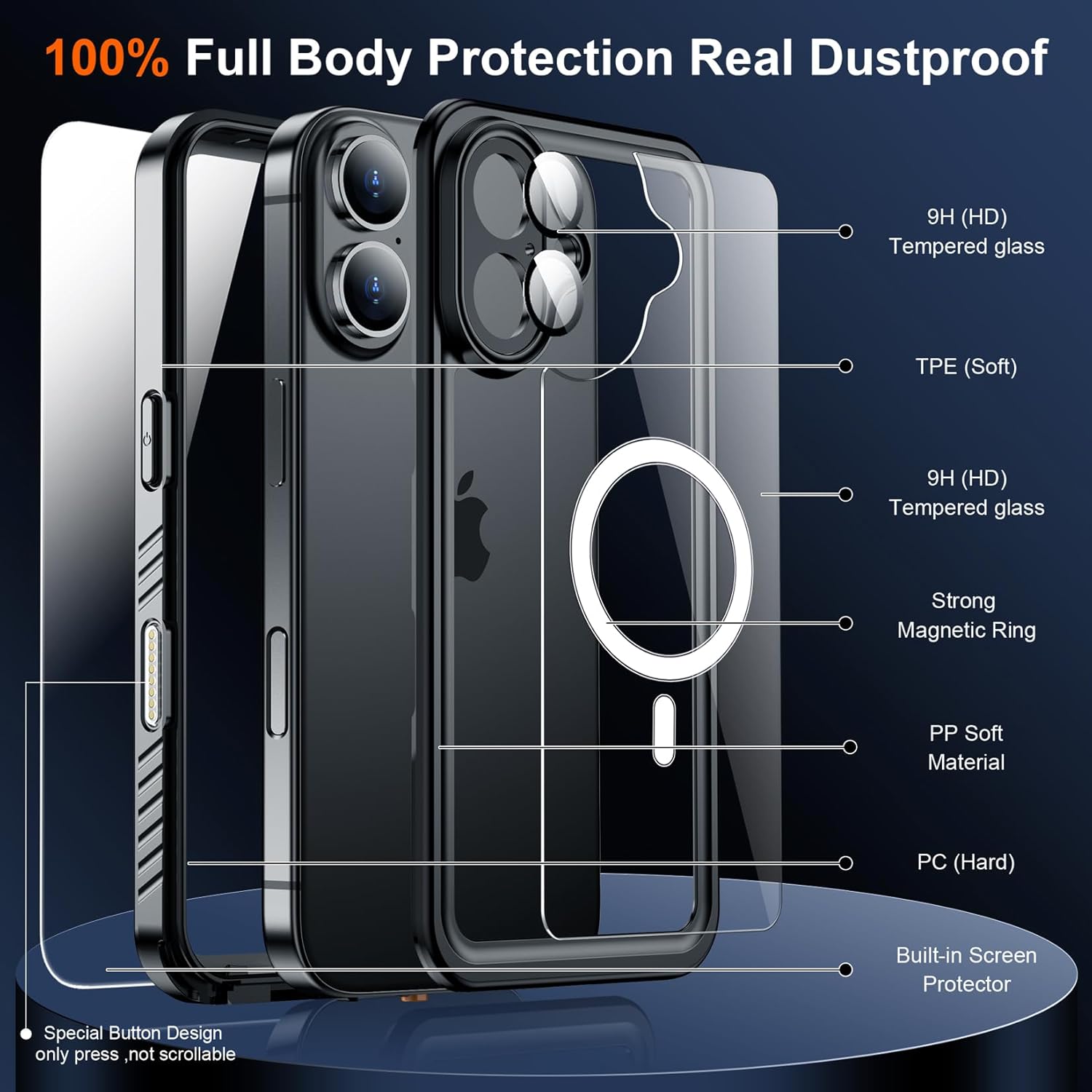 iPhone 16 Waterproof Case V957-AM0045K