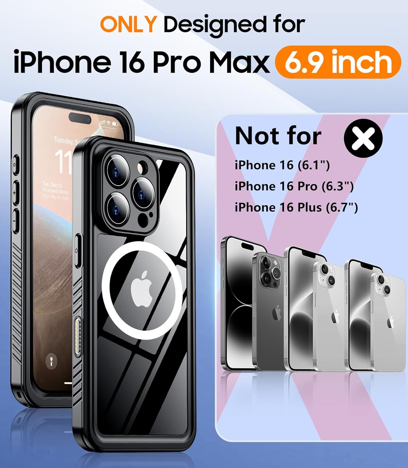 iPhone 16 Pro Max Waterproof Case V957-AM0047K