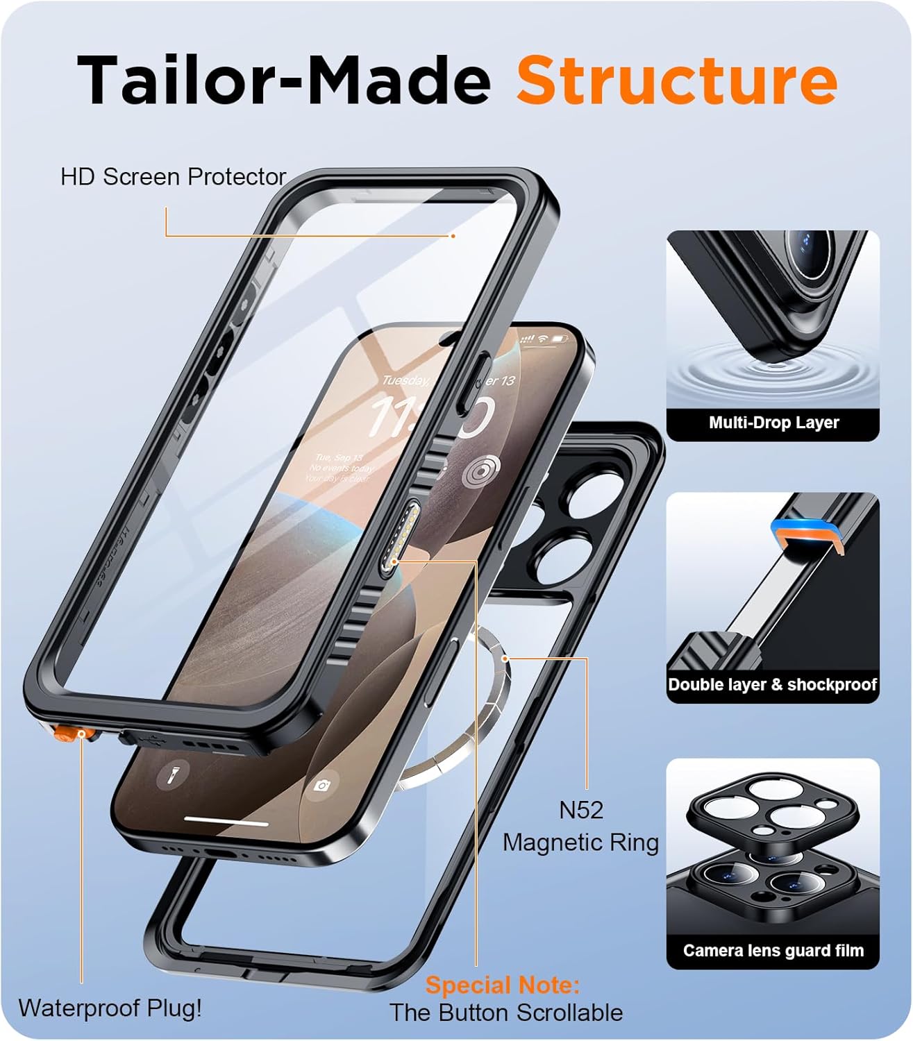 iPhone 16 Pro Max Waterproof Case V957-AM0047K
